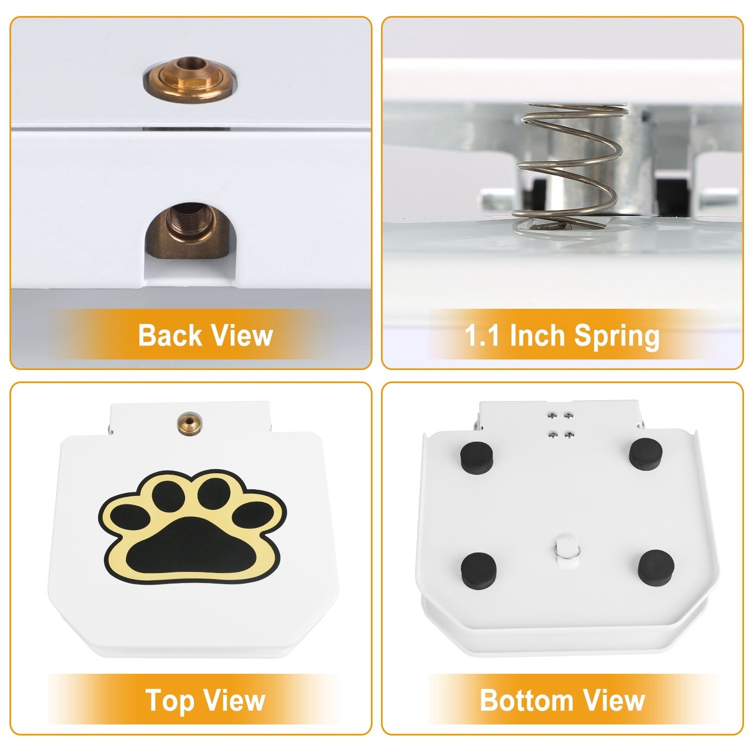 1 Fontaine à eau pour chien (extérieur) – Distributeur d'eau activé par pression de la patte avec valve à pédale interactive - Image 9