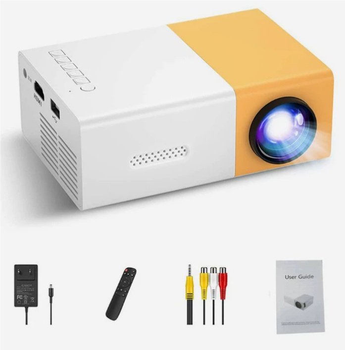 Mini-projecteur HD 1080P T300 pour bureau ou domicile - Image 3