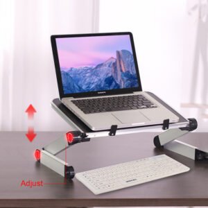 Support ergonomique pliable pour ordinateur portable et tablette