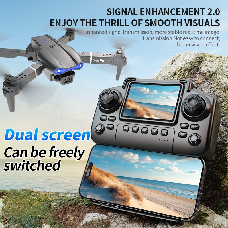 E99Pro Screen Control Dual Electric Drone - Image 7