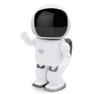 Caméra de surveillance IP Wi-Fi sans fil P2P en forme de robot astronaute – Vision nocturne infrarouge, sécurité domestique et babyphone