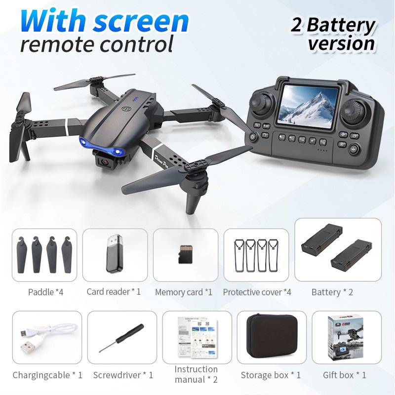 E99Pro Screen Control Dual Electric Drone - Image 2