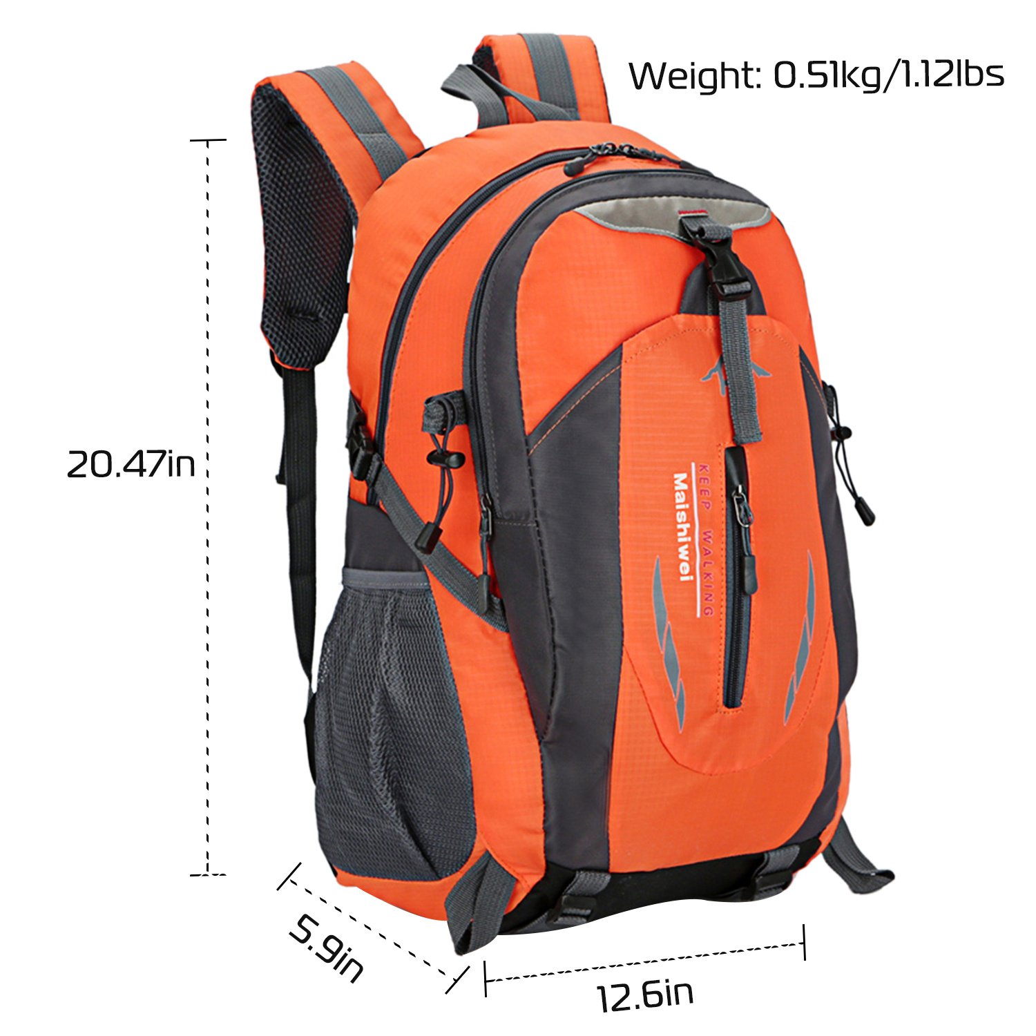 Sac à dos d'extérieur 36 L – Sac de jour imperméable pour la randonnée et le voyage - Image 3