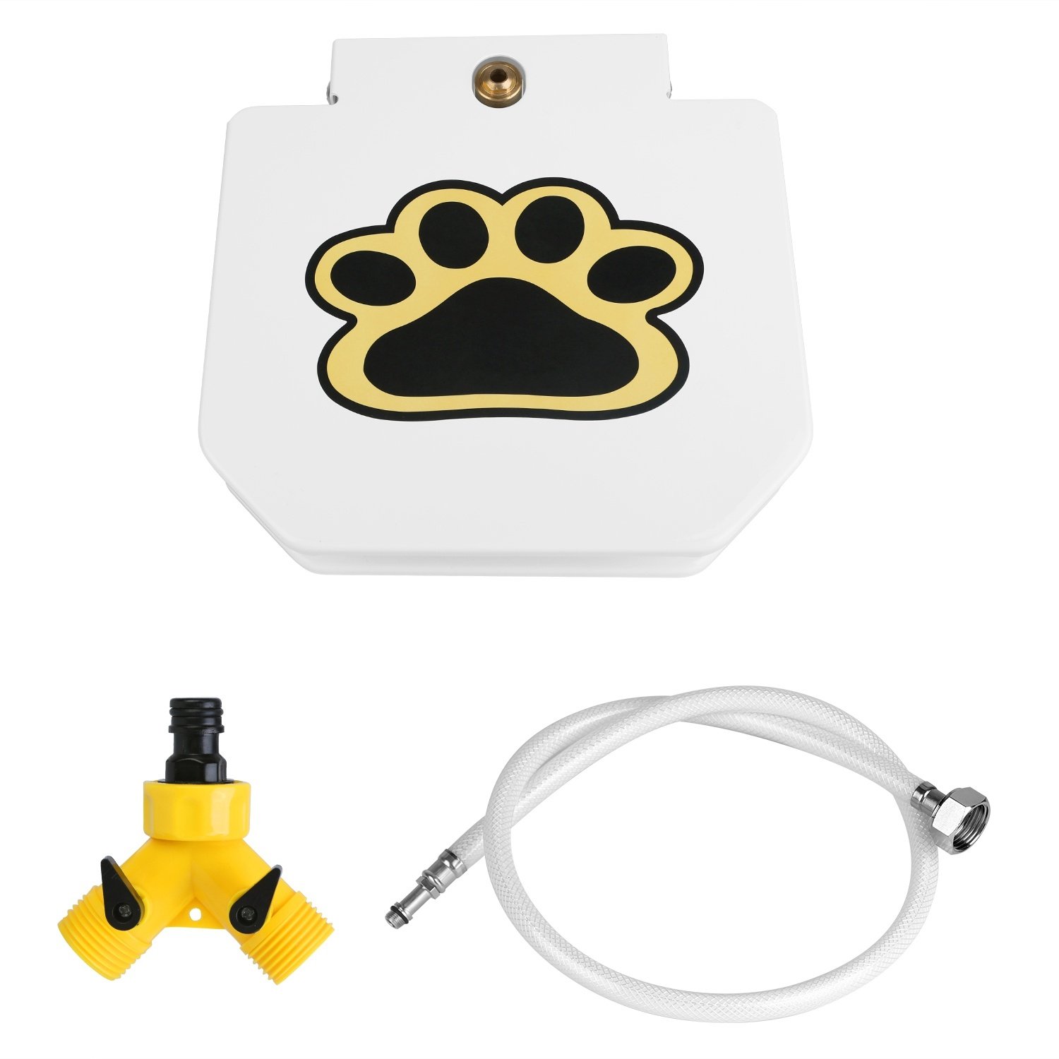 1 Fontaine à eau pour chien (extérieur) – Distributeur d'eau activé par pression de la patte avec valve à pédale interactive - Image 8