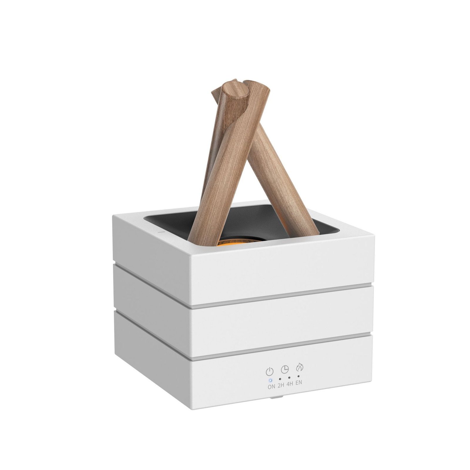 Humidificateur et diffuseur d'arômes USB de bureau avec effet de flamme – Diffusion intense de brume, compatible avec les huiles essentielles, éclairage LED 7 couleurs. - Image 5