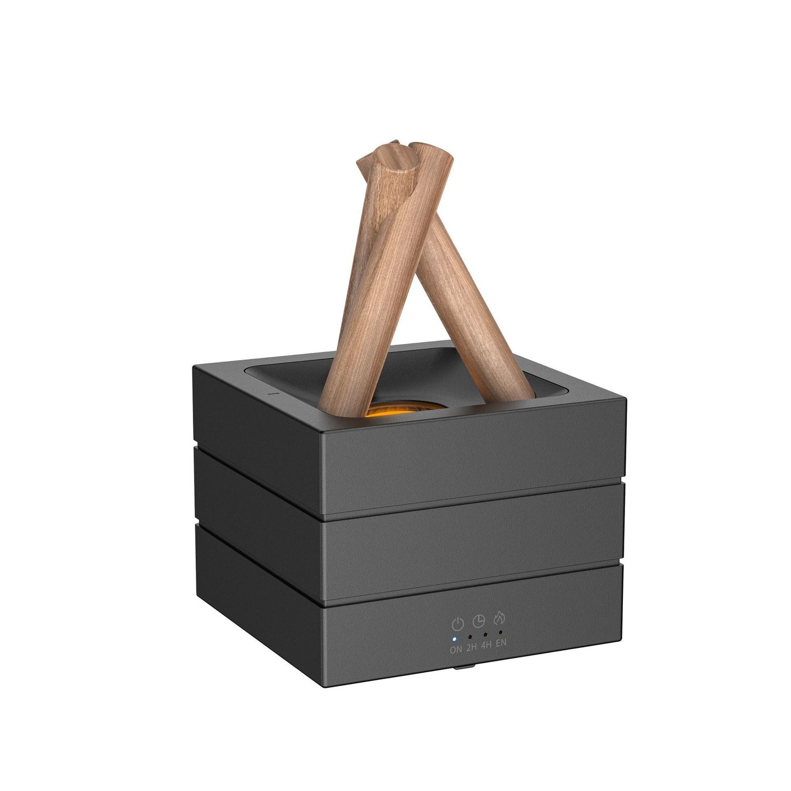 Humidificateur et diffuseur d'arômes USB de bureau avec effet de flamme – Diffusion intense de brume, compatible avec les huiles essentielles, éclairage LED 7 couleurs. - Image 6