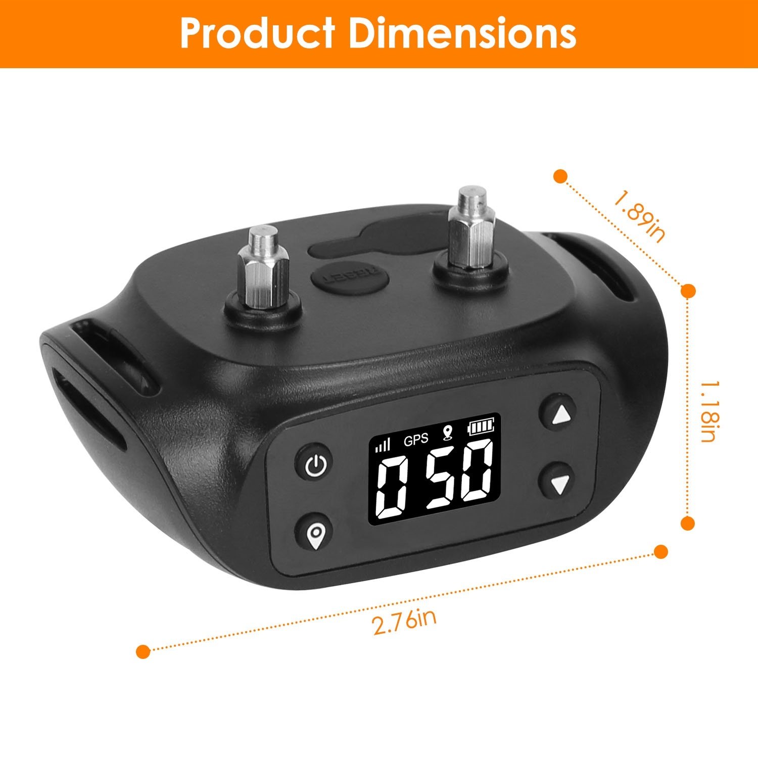 Traceur GPS 2-en-1 pour chien : clôture virtuelle sans fil et collier GPS avec rayon réglable (10 à 880 mètres), étanchéité IPX6, adapté aux chiens de petite, moyenne et grande taille. - Image 7