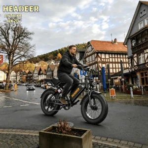 Vélo Électrique HEADEER BK20 - 750W, Batterie 48V, Fat Tire 20"