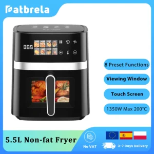 Friteuse à air sans huile Patbrela 5.5L - 1350W