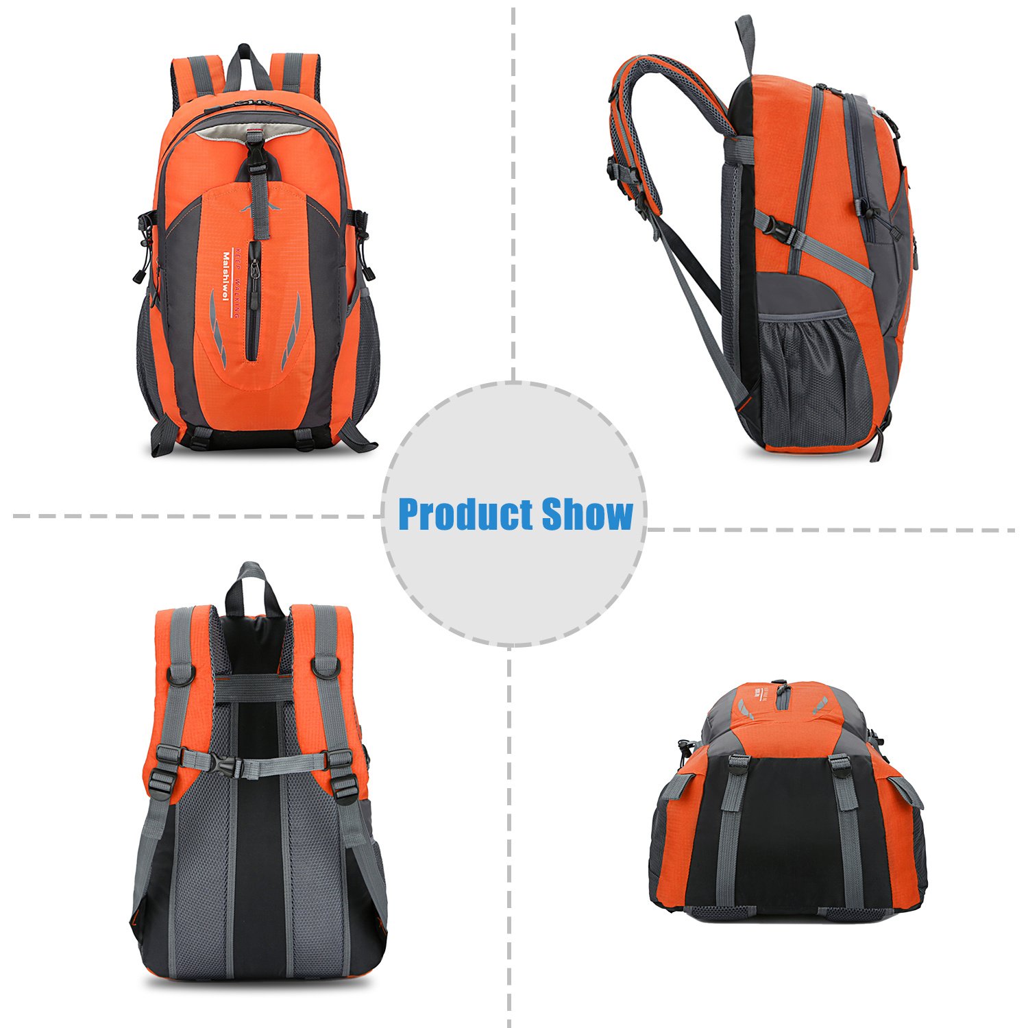 Sac à dos d'extérieur 36 L – Sac de jour imperméable pour la randonnée et le voyage - Image 6