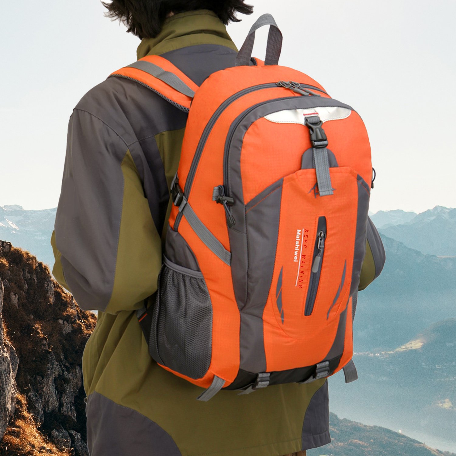 Sac à dos d'extérieur 36 L – Sac de jour imperméable pour la randonnée et le voyage - Image 10