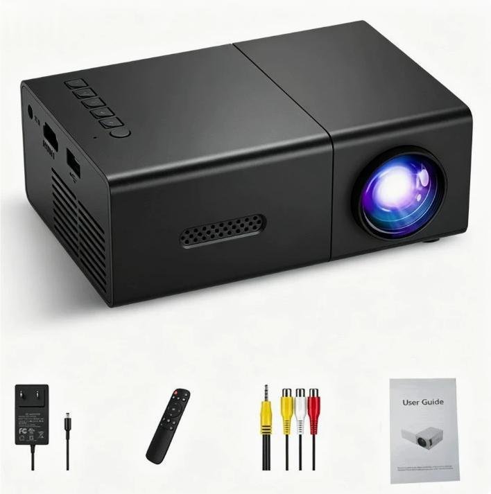 Mini-projecteur HD 1080P T300 pour bureau ou domicile - Image 4