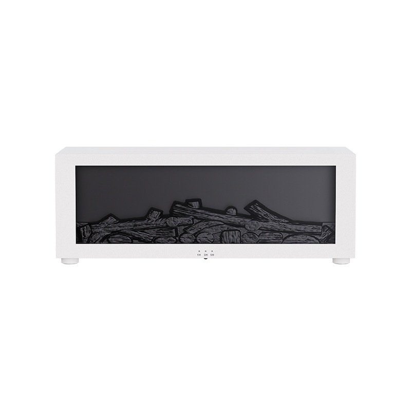 Diffuseur d'huiles essentielles effet flamme avec éclairage multicolore – Humidificateur domestique à grand débit de brume et effet cheminée 3D - Image 6