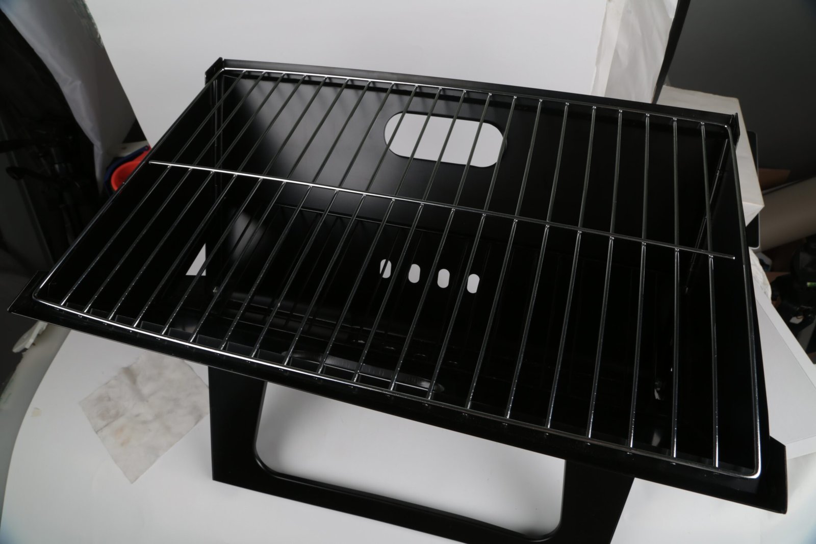 1 barbecue portable pliable au charbon de bois – Idéal pour le camping, le jardin, les voyages et l'extérieur - Image 2