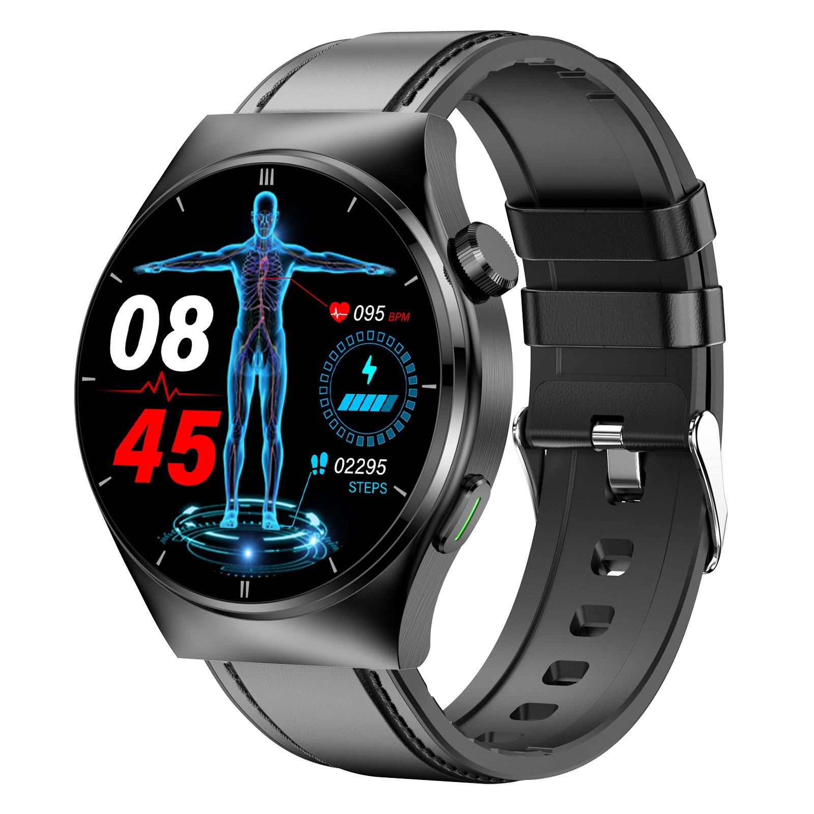 Montre connectée F320 : thérapie laser, appels Bluetooth, mesure de l'acide urique et des lipides, glycémie non invasive, fréquence cardiaque et tempé - Image 9