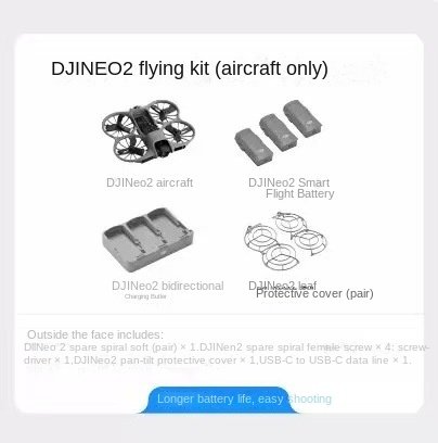Drone DJI Neo 2 Flying Smart Follow 4K, caméra de vol mini d'entrée de gamme pour débutants, idéale pour la photographie aérienne. - Image 6
