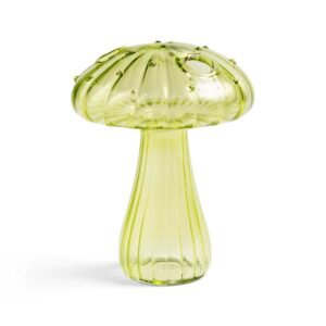 Vase en verre en forme de champignon – Vase d'aromathérapie, décoration pour arrangements floraux hydroponiques et intérieur – Vase créatif en verre