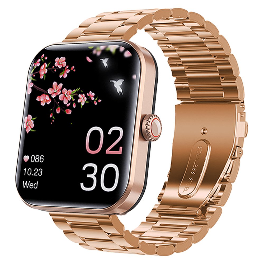 Montre connectée avec suivi de la fréquence cardiaque, de la pression artérielle, de la température corporelle et du sommeil, ainsi que compteur de pa - Image 12