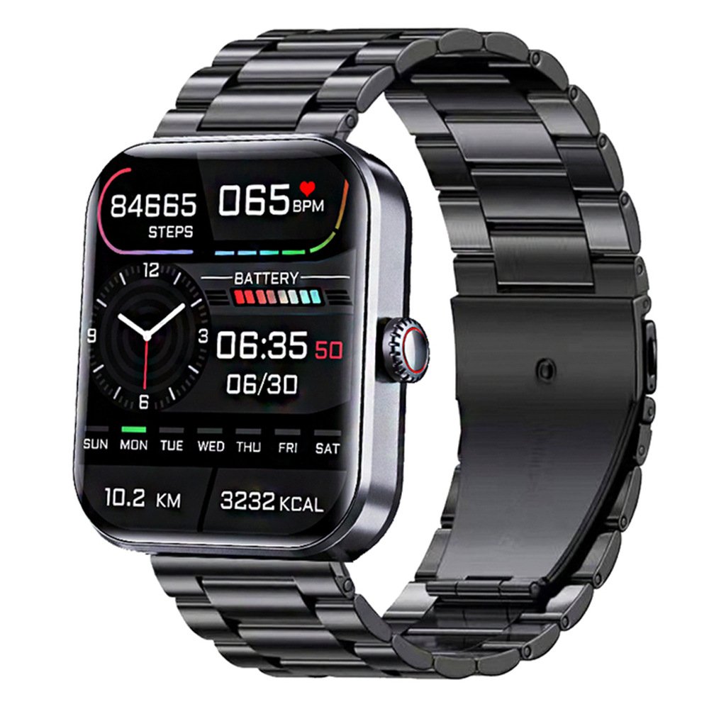 Montre connectée avec suivi de la fréquence cardiaque, de la pression artérielle, de la température corporelle et du sommeil, ainsi que compteur de pa - Image 11