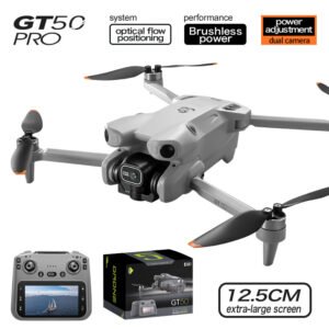 Drone avec écran HD pour la photographie aérienne, moteur sans balais, détection d'obstacles, drone quadricoptère jouet