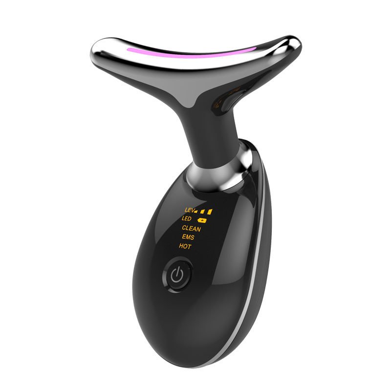 Appareil de massage de la nuque avec luminothérapie 7 couleurs pour le soin des rides du cou - Image 7