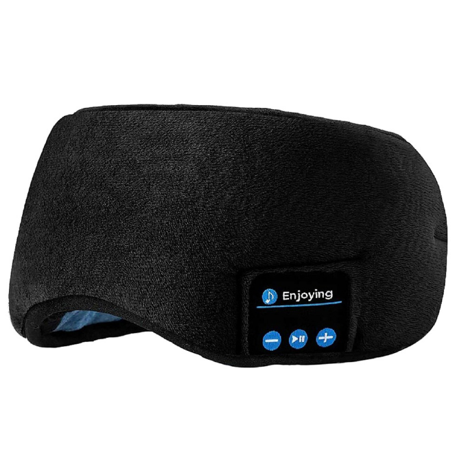 Masque de sommeil Bluetooth 3D avec écouteurs sans fil – Nouveau modèle stéréo - Image 6