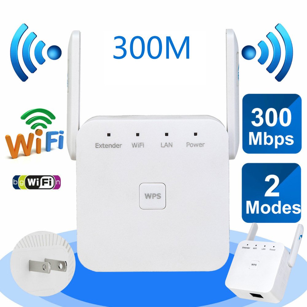 Répéteur Wi-Fi 300 m avec amplificateur de signal et WPS intégré - Image 2