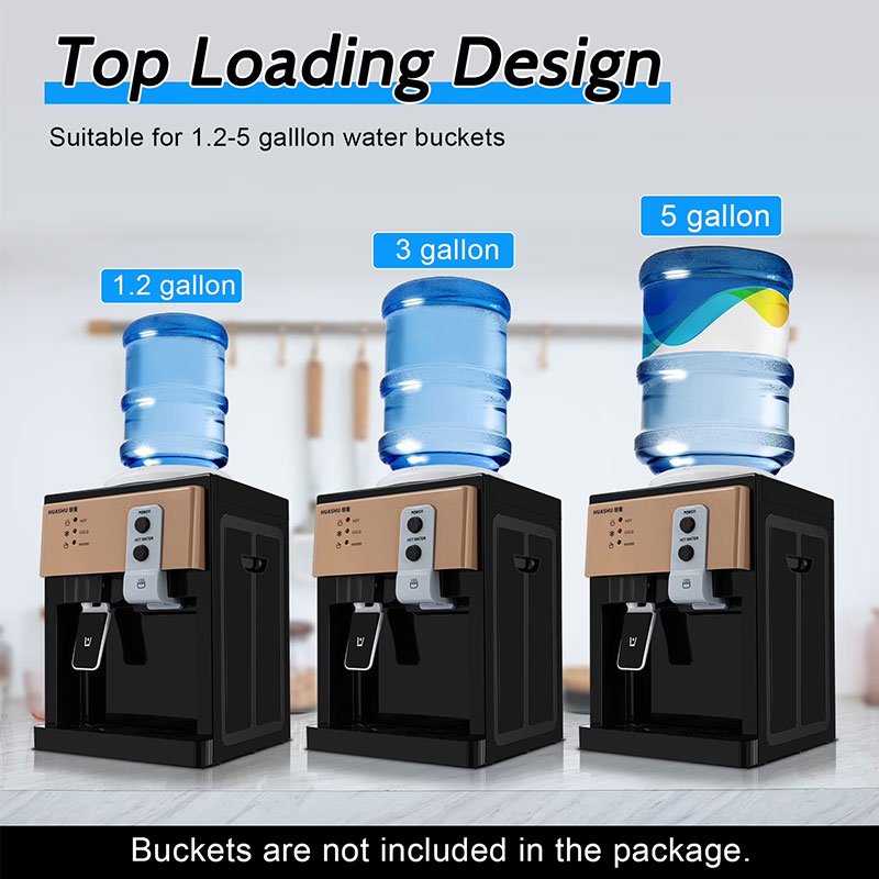 Distributeur d'eau électrique de comptoir 8°C-95°C, fontaine à eau chaude et froide pour la maison, la cuisine et le bureau - Image 3