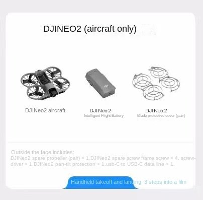 Drone DJI Neo 2 Flying Smart Follow 4K, caméra de vol mini d'entrée de gamme pour débutants, idéale pour la photographie aérienne. - Image 5