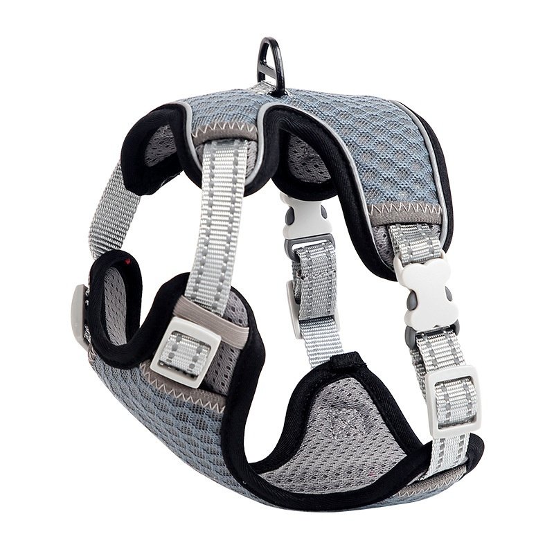 Harnais pour chat style gilet, laisse pour une utilisation en extérieur, corde de promenade anti-fugue pour chat. - Image 5