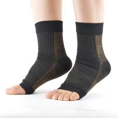 Chaussettes de sport mollet, chaussettes de compression pour fitness en extérieur, chaussettes de maintien pour corde à sauter, chaussettes de protect - Image 2