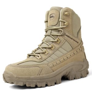 Bottes militaires russes de combat, bottes d'entraînement résistantes à l'usure, chaussures pour la randonnée en plein air et l'alpinisme.