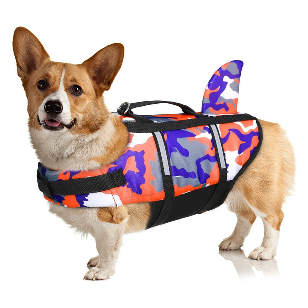 Gilet de sauvetage léger et ajustable par velcro pour chien. Maillot de bain pour chiens de taille moyenne à grande. - Image 9