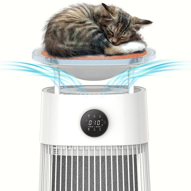 Les chats domestiques utilisent des purificateurs d'air pour aspirer les poils, éliminer les odeurs et les allergènes, stériliser et désinfecter. - Image 4