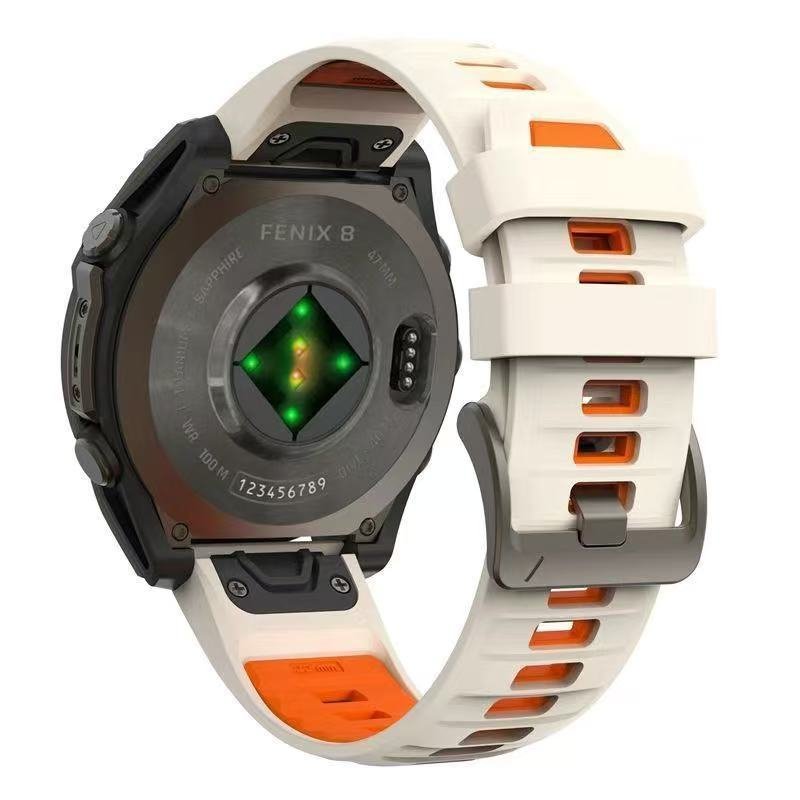 Compatible with Garmin Fenix 8 Official Style Strap, Fenix 8 Series 43/47/51mm Quick-Release Silicone Watch Band - Image 13