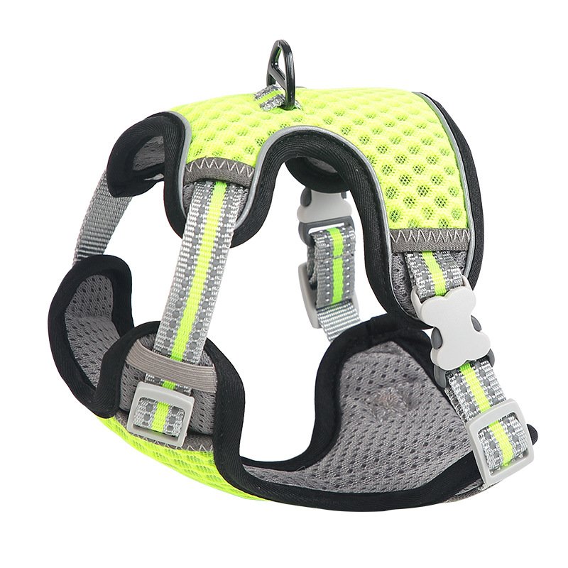 Harnais pour chat style gilet, laisse pour une utilisation en extérieur, corde de promenade anti-fugue pour chat.