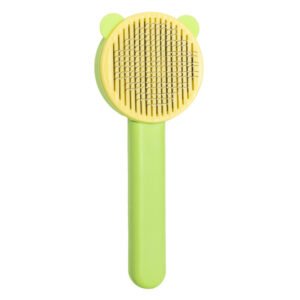 Peigne pour animaux de compagnie au design créatif, peigne à aiguilles autonettoyant pour chats et chiens, peigne pour retirer les poils morts et déta