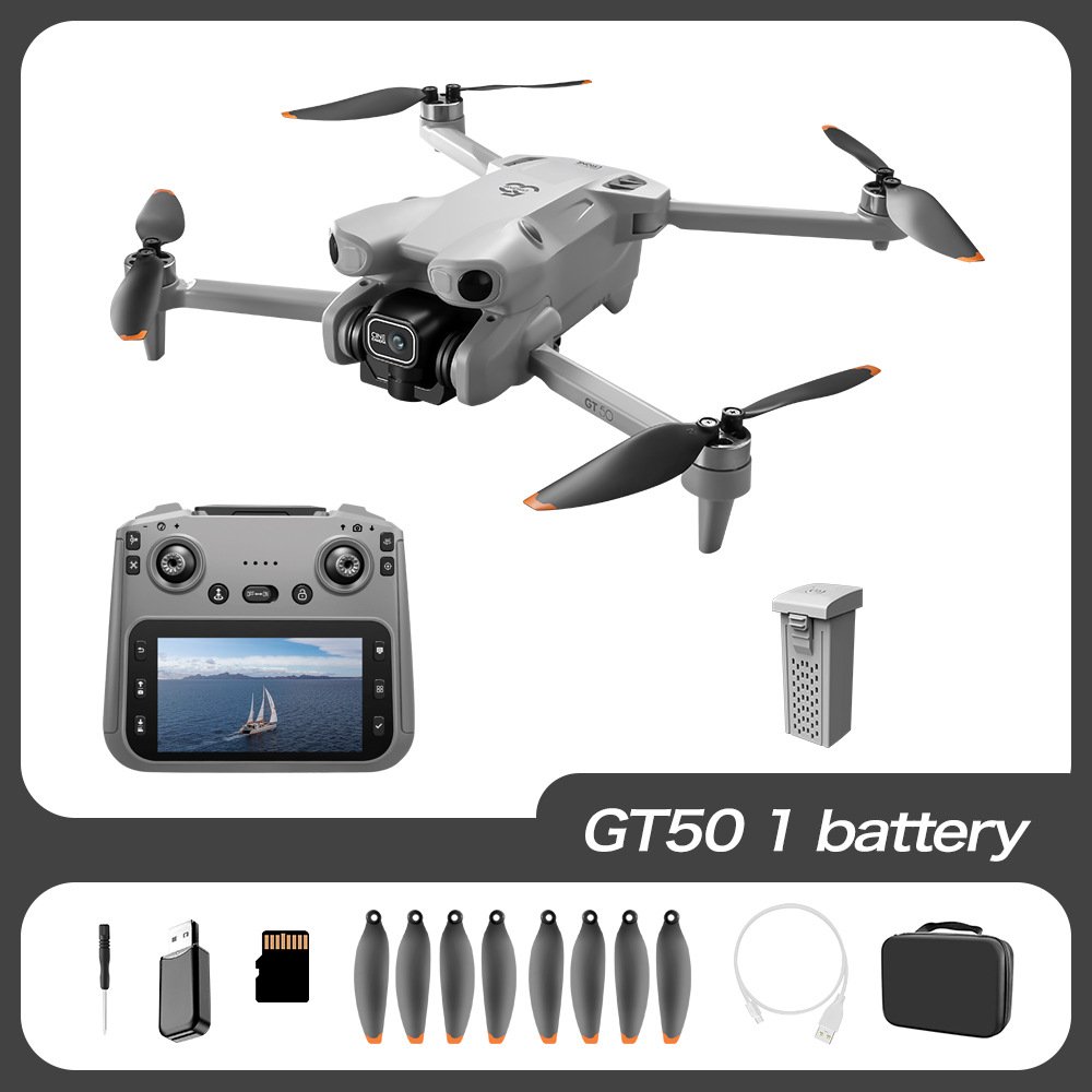 Drone avec écran HD pour la photographie aérienne, moteur sans balais, détection d'obstacles, drone quadricoptère jouet - Image 6