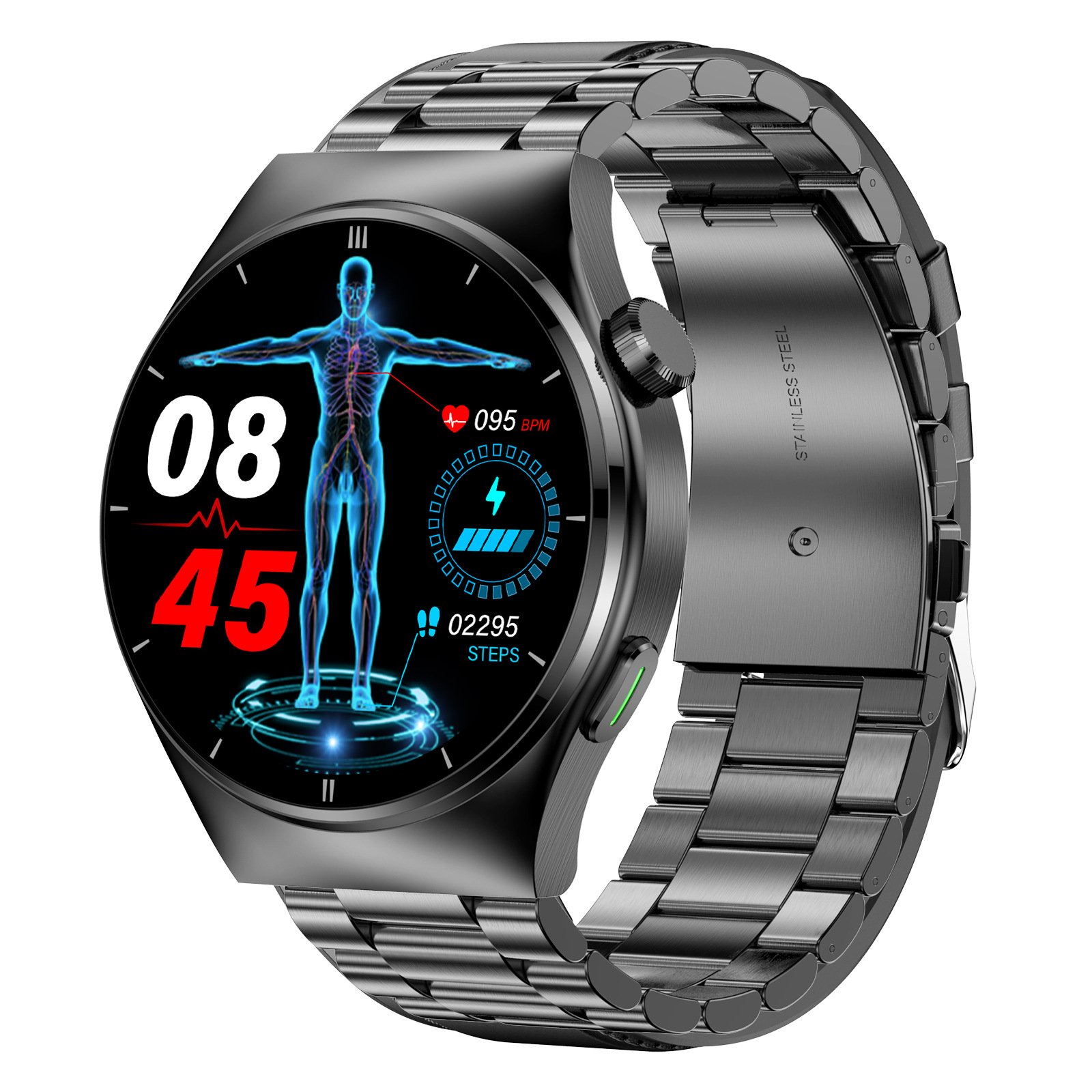 Montre connectée F320 : thérapie laser, appels Bluetooth, mesure de l'acide urique et des lipides, glycémie non invasive, fréquence cardiaque et tempé - Image 11