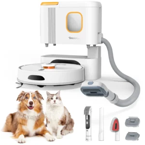Aspirateur robot Teendow D20S Max+ avec cartographie intelligente LiDAR, aspiration de 6000 Pa, autonomie de 150 min, recharge automatique et zones i