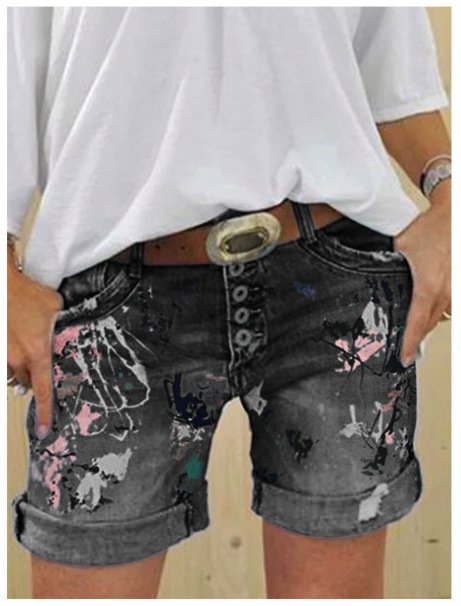 Pantalon imprimé taille haute élastiqué pour femme - Image 7