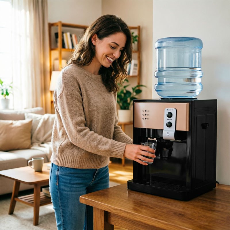 Distributeur d'eau électrique de comptoir 8°C-95°C, fontaine à eau chaude et froide pour la maison, la cuisine et le bureau - Image 5