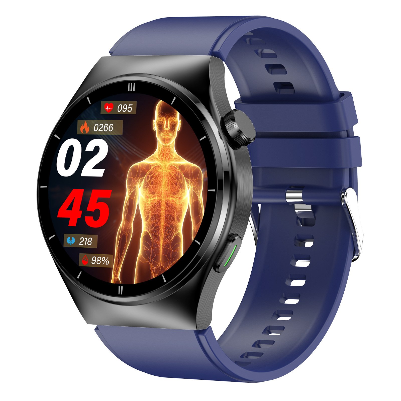 Montre connectée F320 : thérapie laser, appels Bluetooth, mesure de l'acide urique et des lipides, glycémie non invasive, fréquence cardiaque et tempé - Image 5