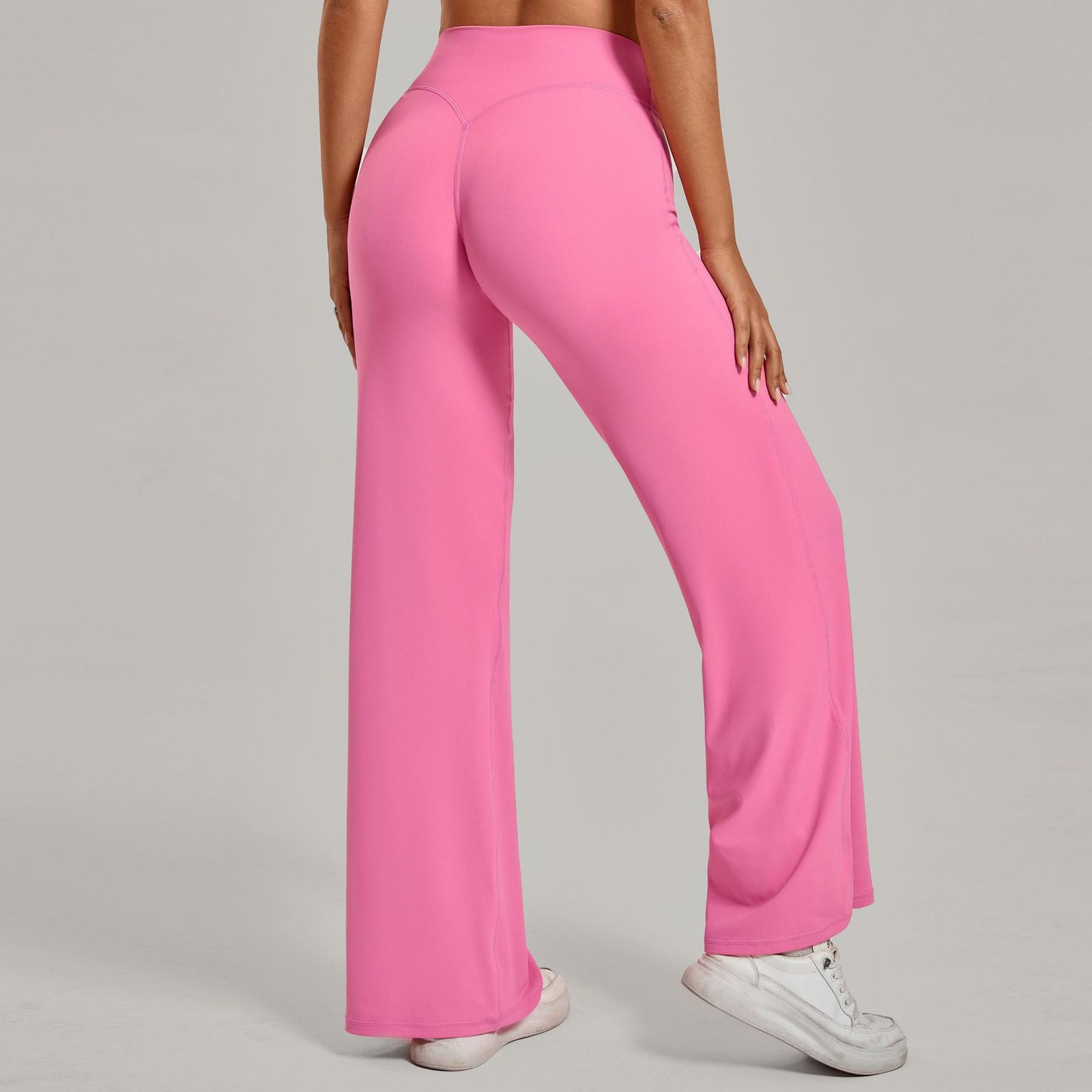 Pantalon de yoga confortable à taille haute et jambes droites pour femmes - Image 23