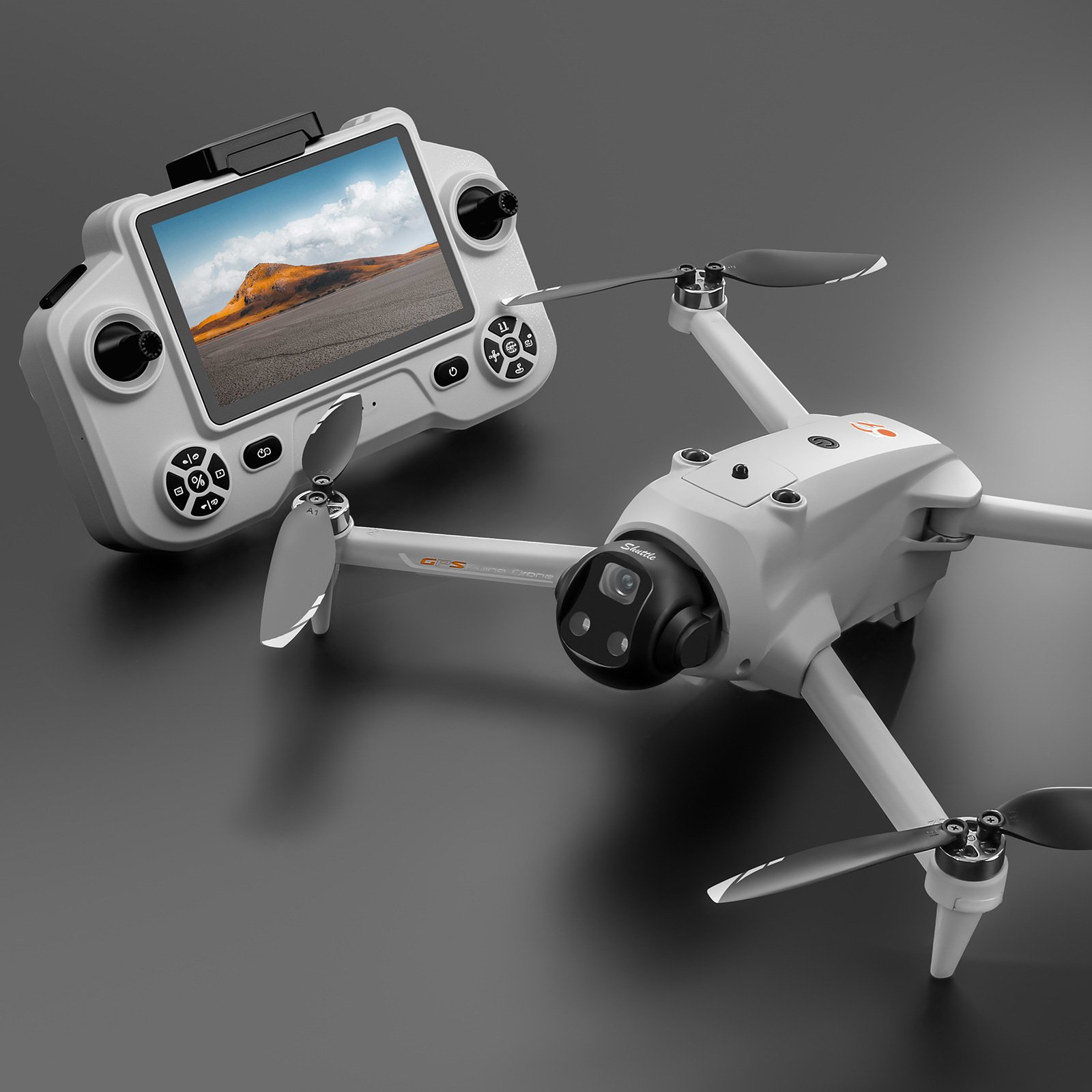 Drone YL059, quadricoptère sans balais, télécommandé par GPS, avec fonction de largage, évitement d'obstacles et écran tactile 5G. - Image 5