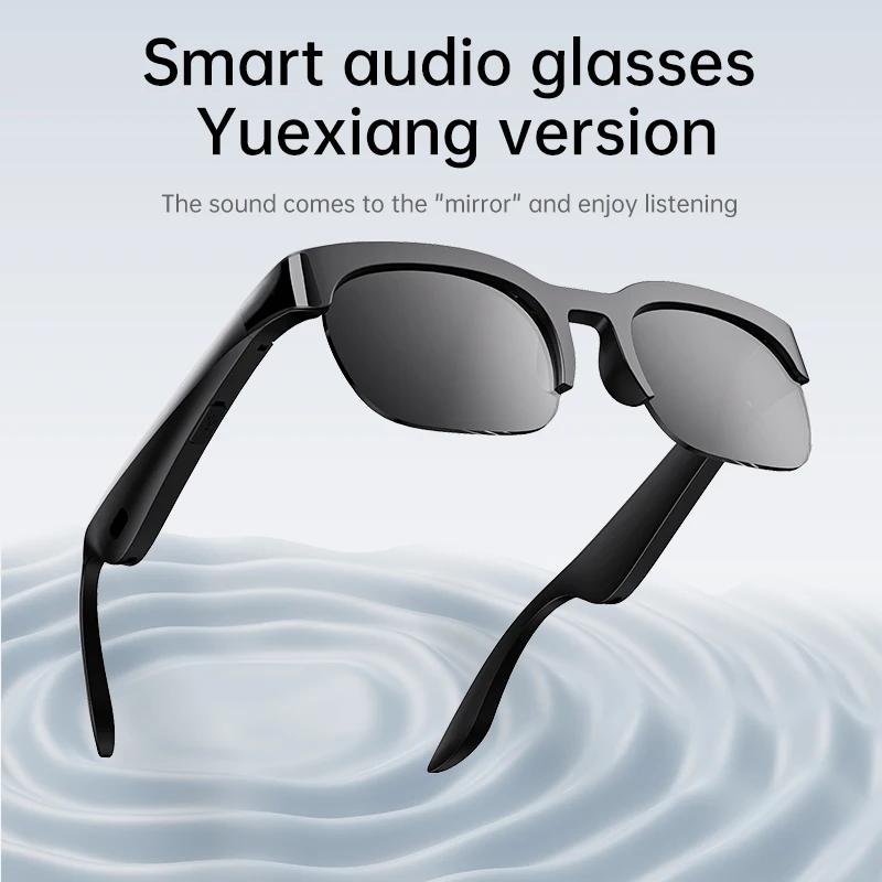 Lunettes intelligentes sans fil Bluetooth 6.0 avec IA : écoute de musique, appels, sport, longue autonomie, traduction automatique.