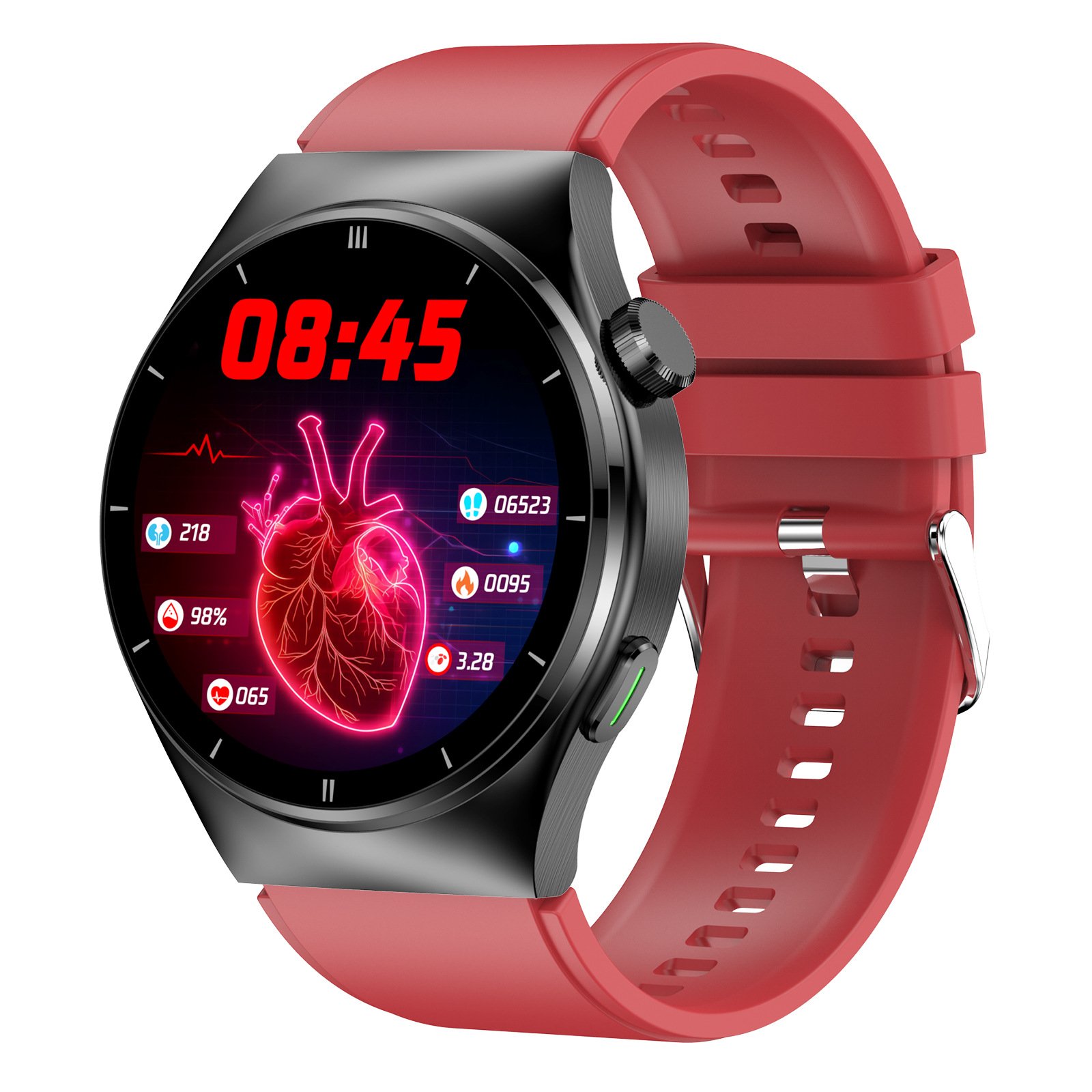 Montre connectée F320 : thérapie laser, appels Bluetooth, mesure de l'acide urique et des lipides, glycémie non invasive, fréquence cardiaque et tempé - Image 3