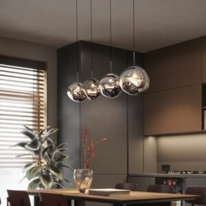 Suspension pour restaurant, villa, loft, duplex, atrium, escalier, luminaire linéaire, suspension de luxe en acrylique pour salon