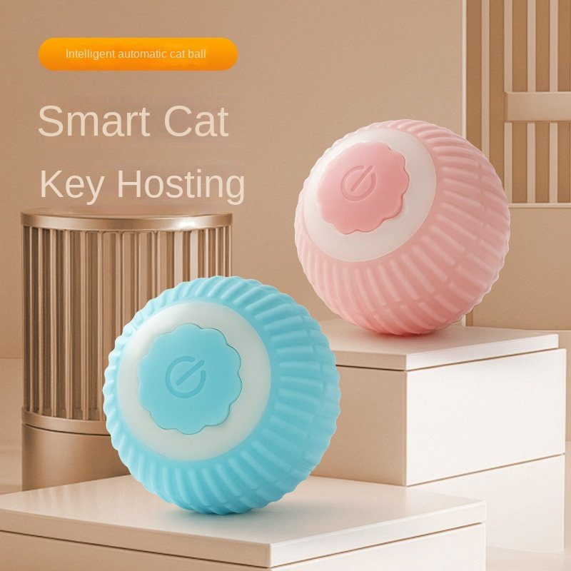 Balle à rouler intelligente pour chat, jouet anti-ennui et d'auto-divertissement, résistante aux morsures - Image 3