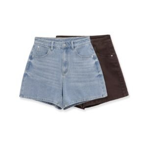 Short ample taille haute style rétro